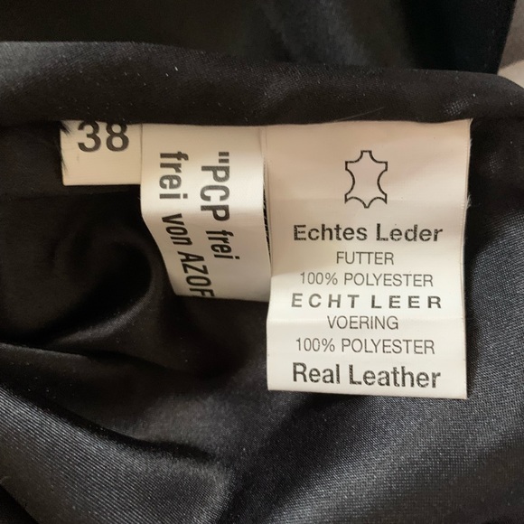 Black Leather Pants - Picture 4 of 4